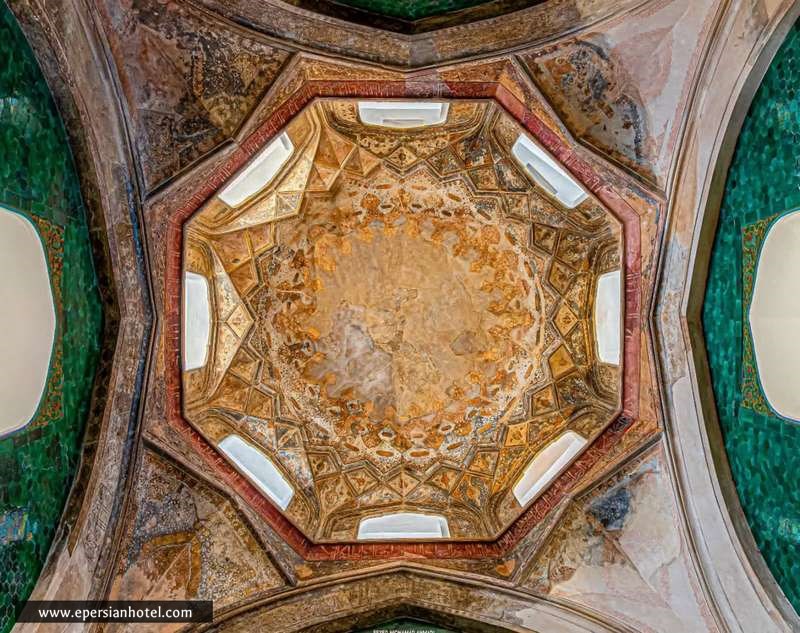 معماری سقف مسجد 72 تن مشهد